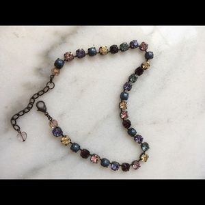 Jewel tones choker